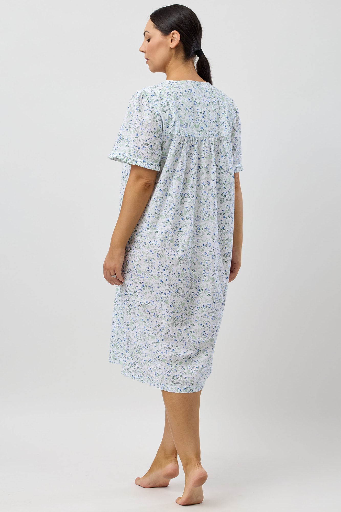 PANSIES BRUNCH COAT BLUE - SK926P5