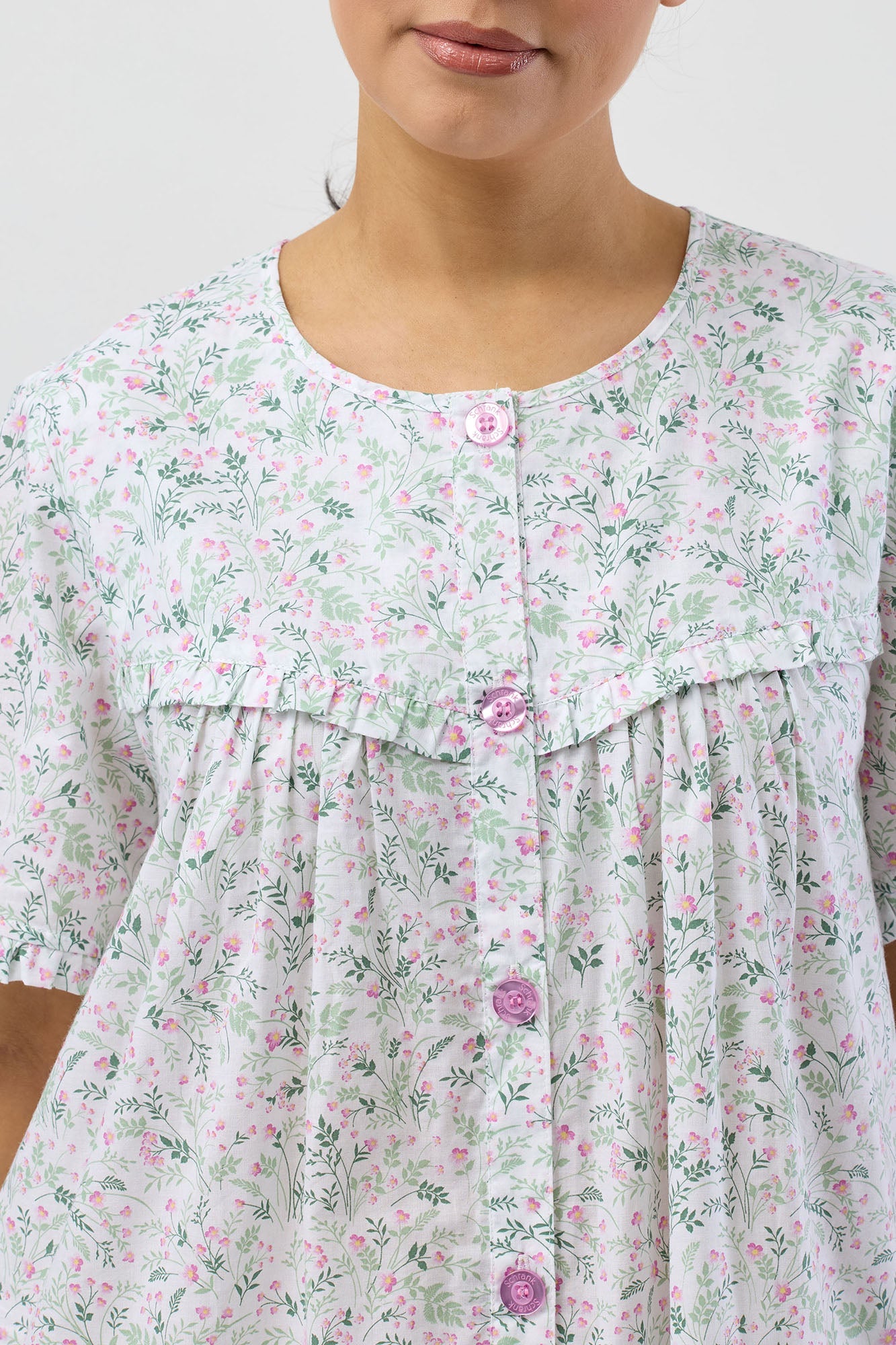 PANSIES BRUNCH COAT PINK - SK926P5