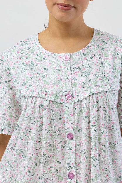 PANSIES BRUNCH COAT PINK - SK926P5