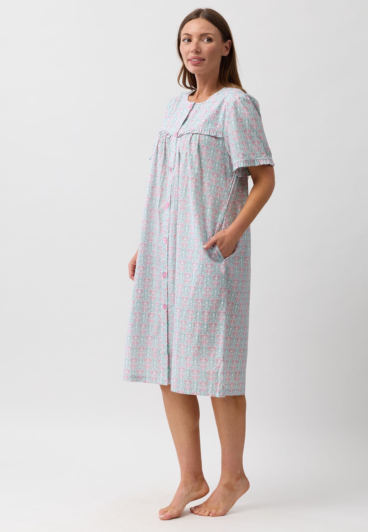PRIMROSE BRUNCH COAT CORAL - SK926P6