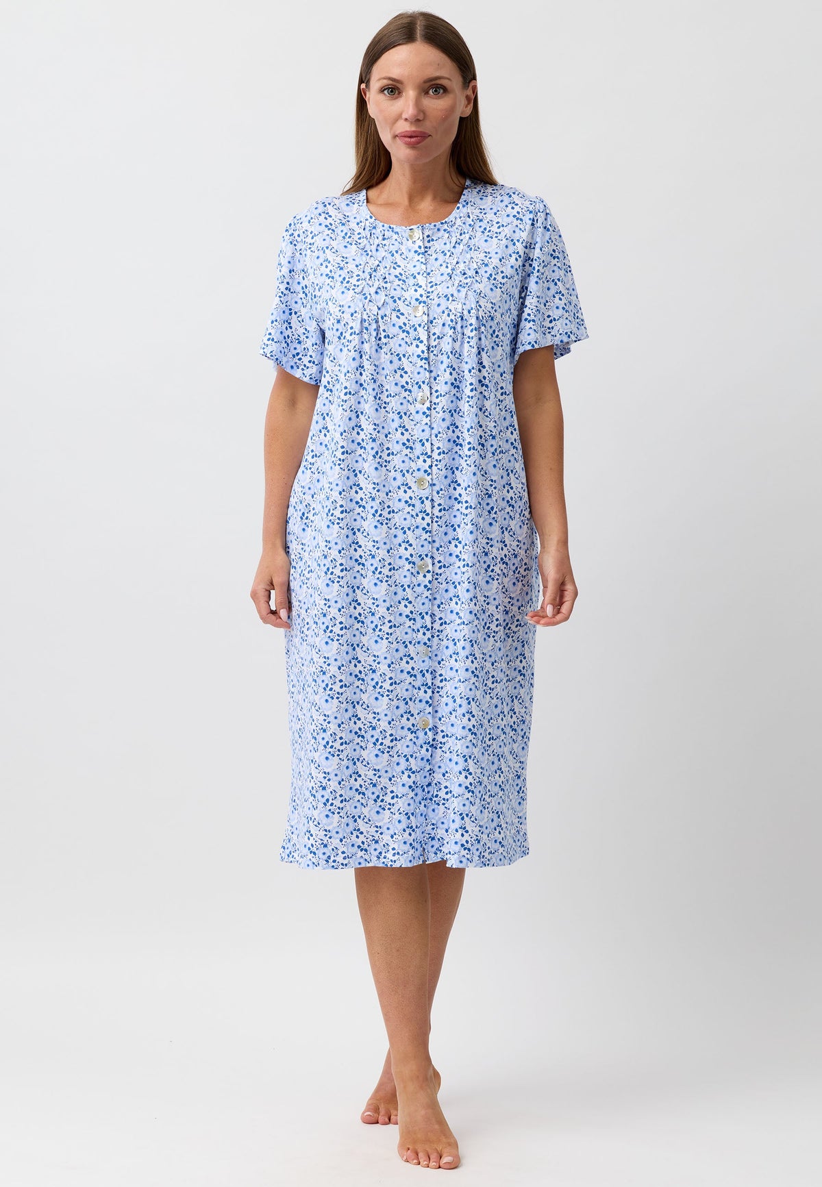 CAMELLIA BRUNCH COAT BLUE - SK927C6