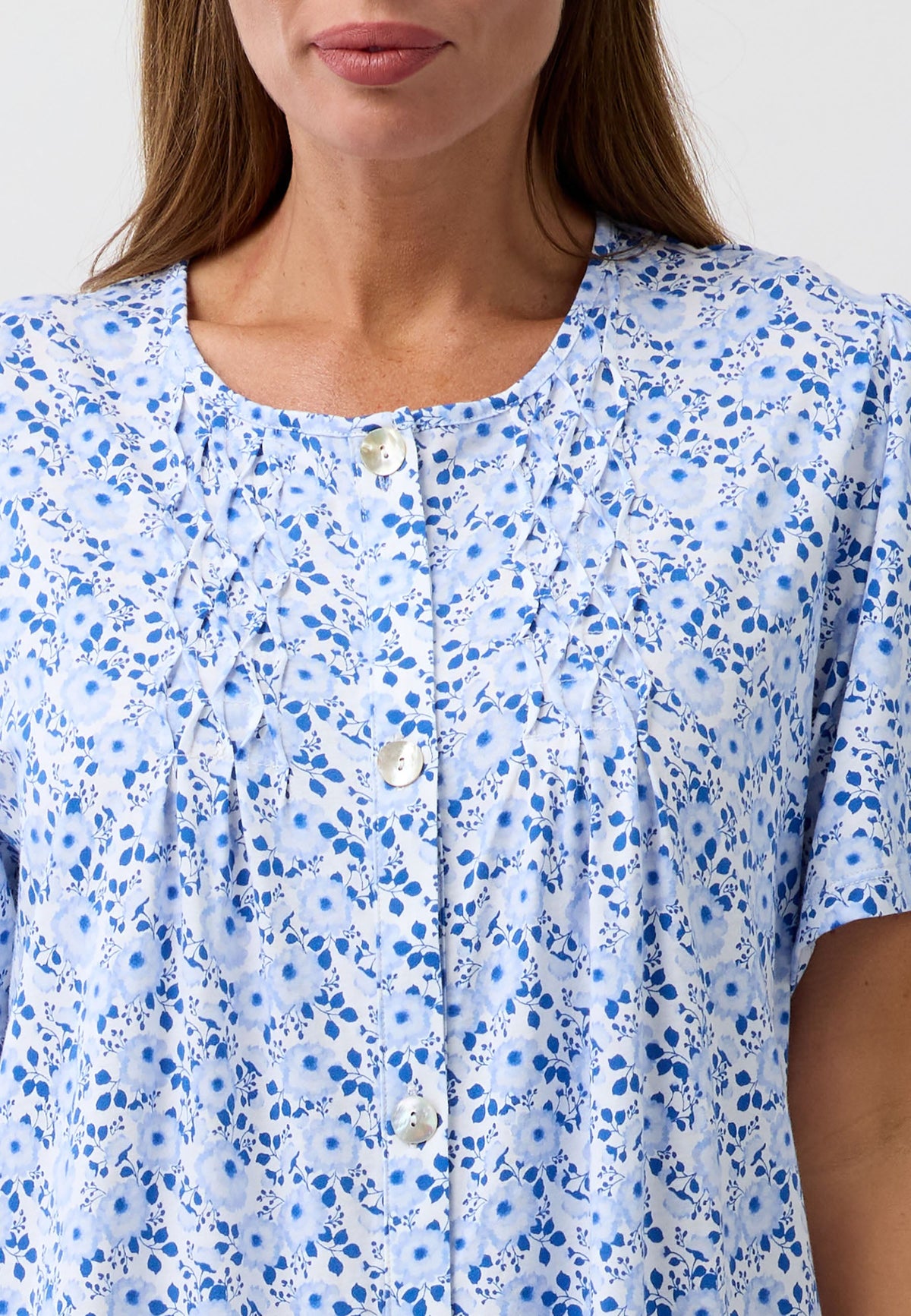 CAMELLIA BRUNCH COAT BLUE - SK927C6