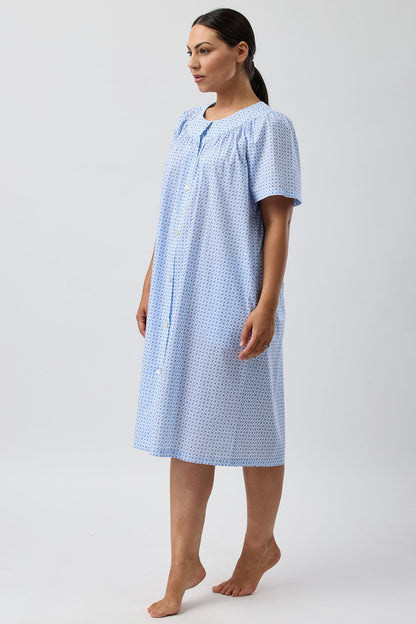 GEO BRUNCH COAT BLUE - SK936G5