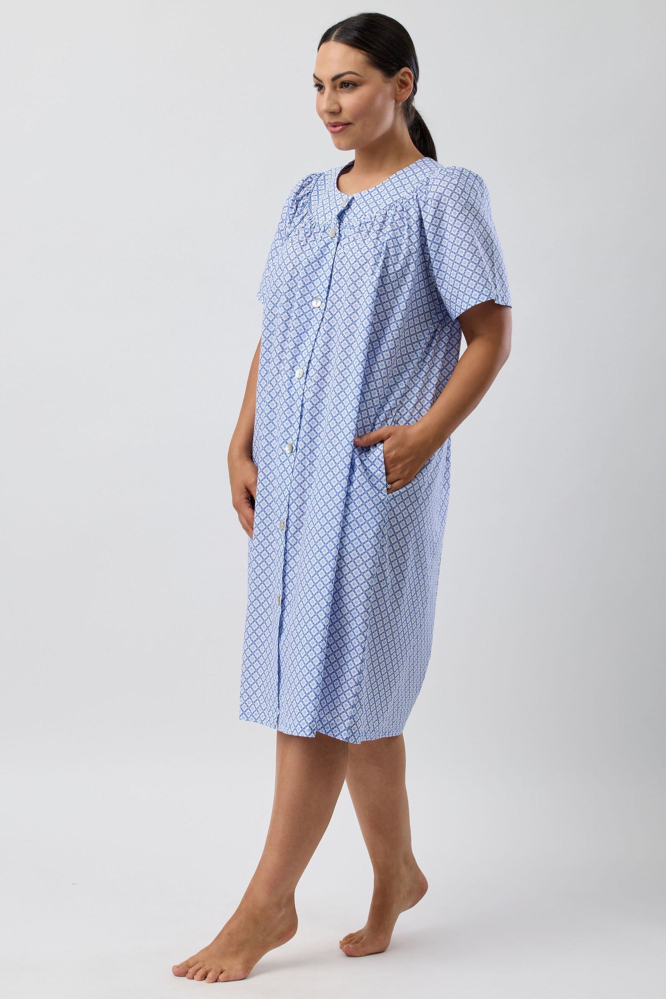 GEO BRUNCH COAT DENIM - SK936G5