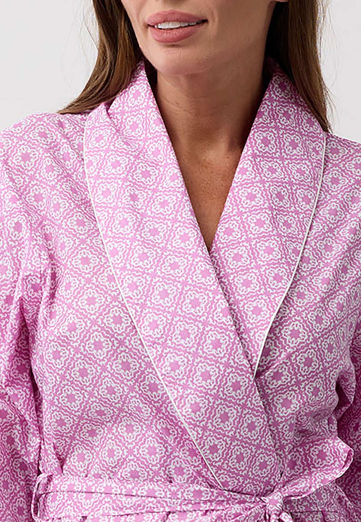 MOROCCO WRAP ROBE PINK - SK951M6