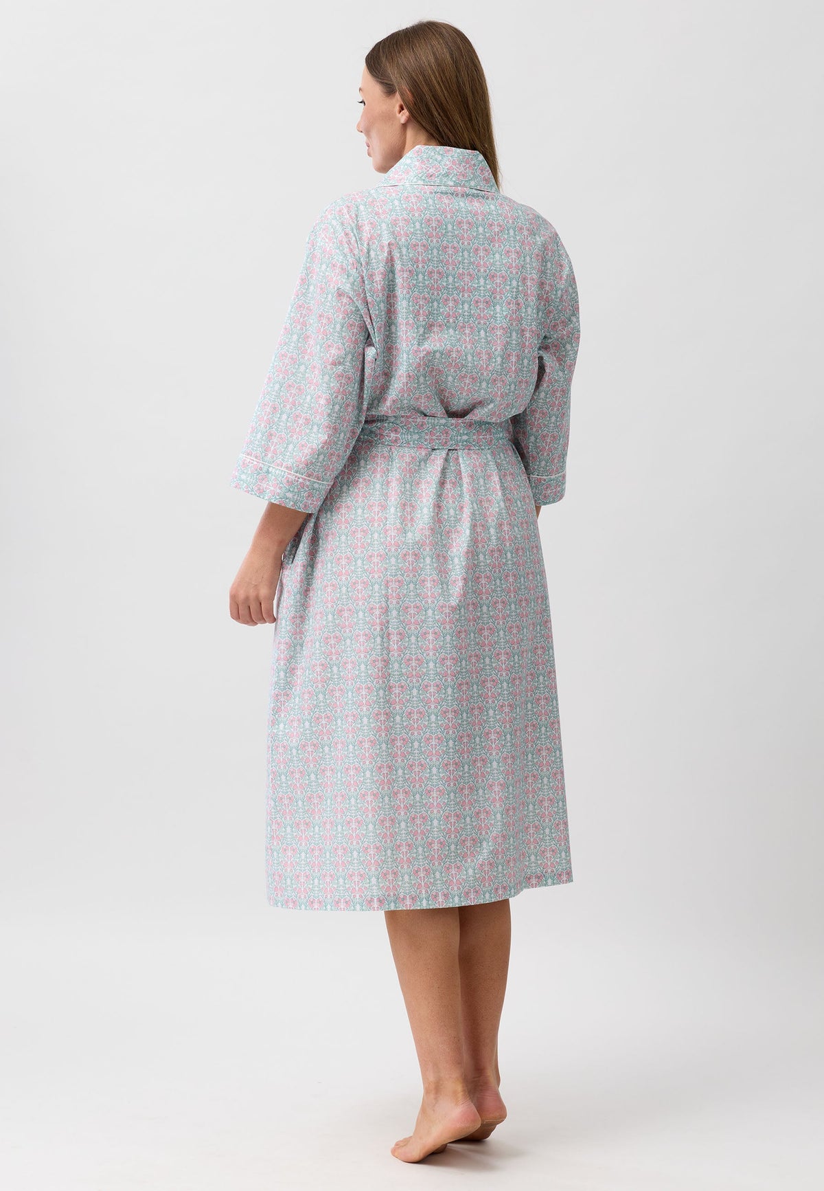 PRIMROSE WRAP ROBE CORAL - SK951P6