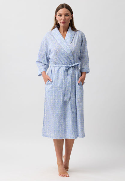 PRIMROSE WRAP ROBE IRIS - SK951P6