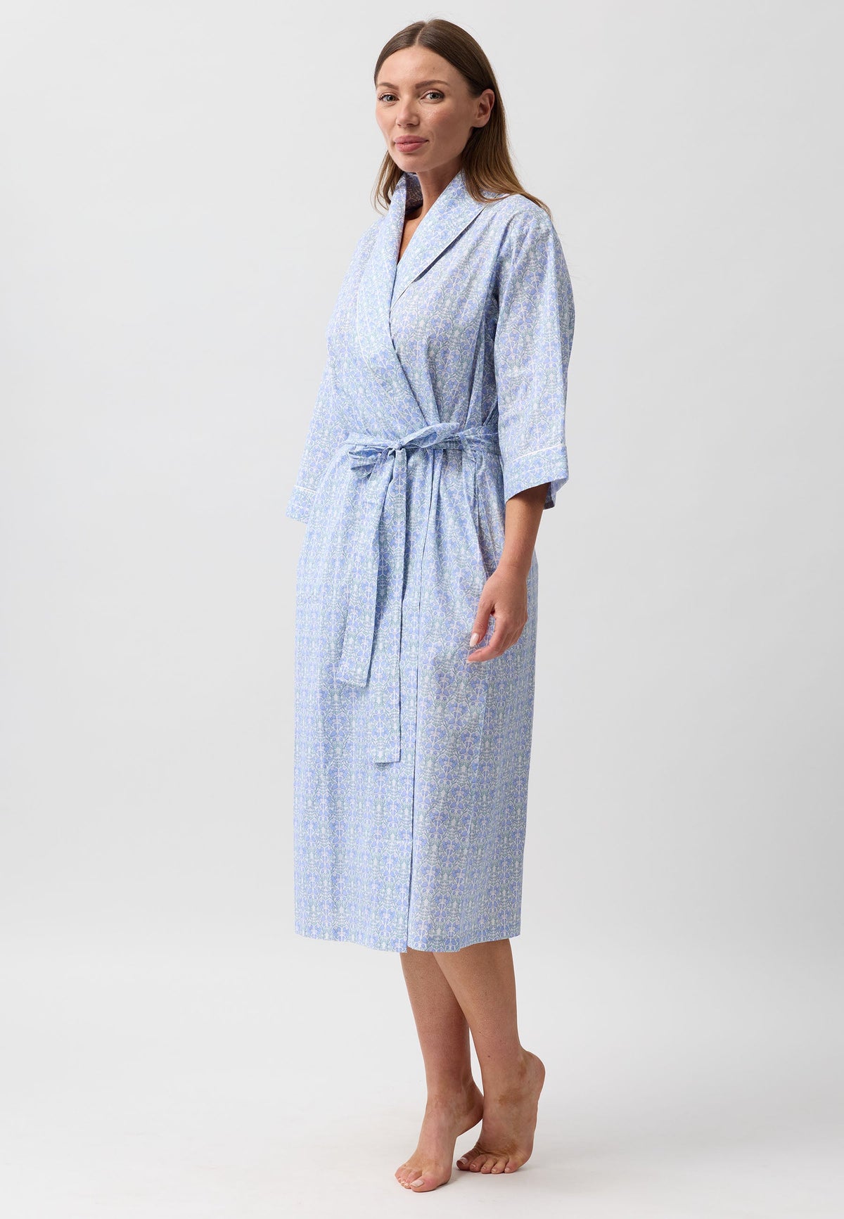 PRIMROSE WRAP ROBE IRIS - SK951P6