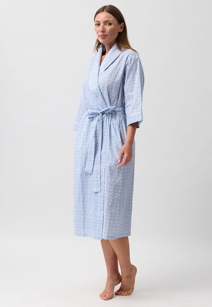 PRIMROSE WRAP ROBE IRIS - SK951P6