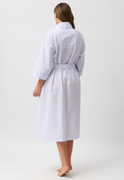 STRIPE WRAP ROBE PINK - SK951S6