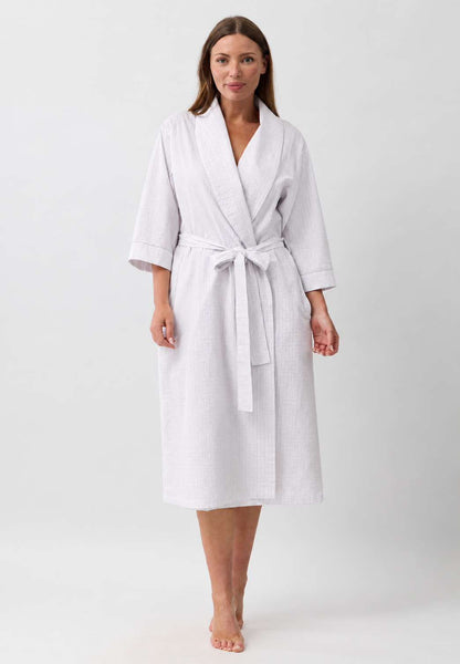 WHITE WRAP ROBE WHITE - SK951W6