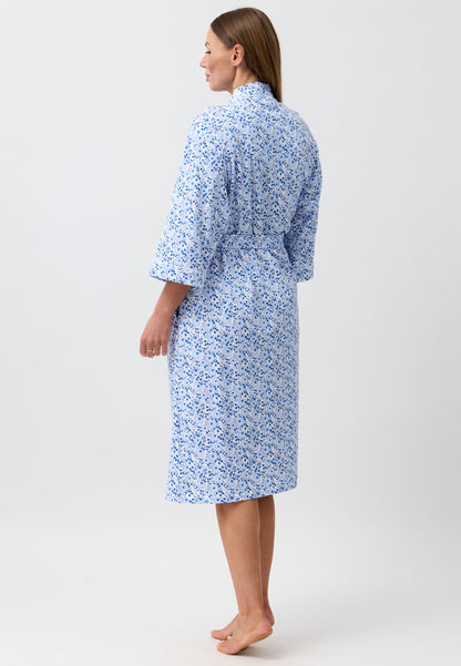 CAMELLIA WRAP ROBE BLUE - SK952C6