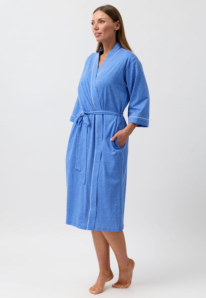 CONFETTI WRAP ROBE MARINE - SK952CS6