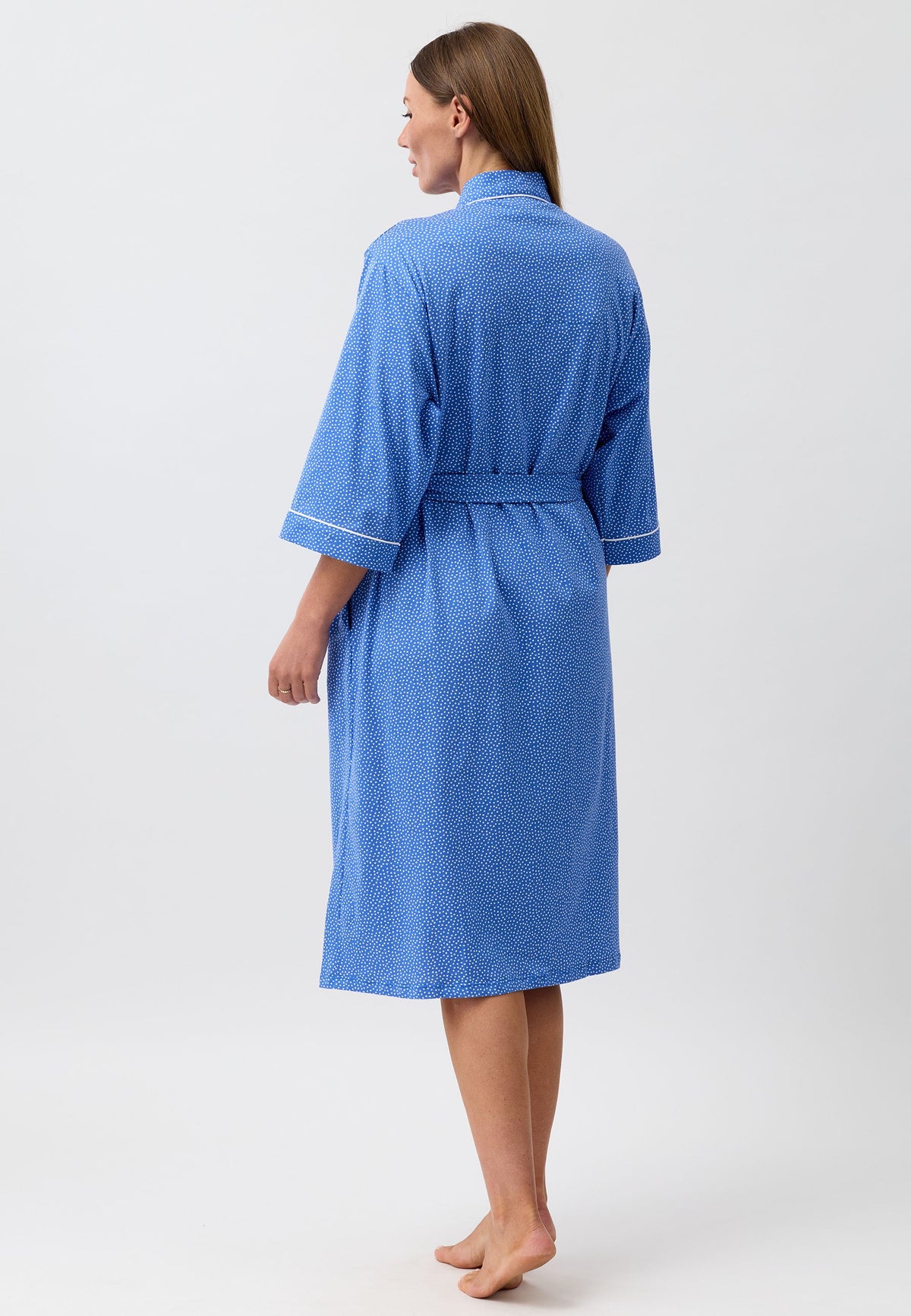 CONFETTI WRAP ROBE MARINE - SK952CS6