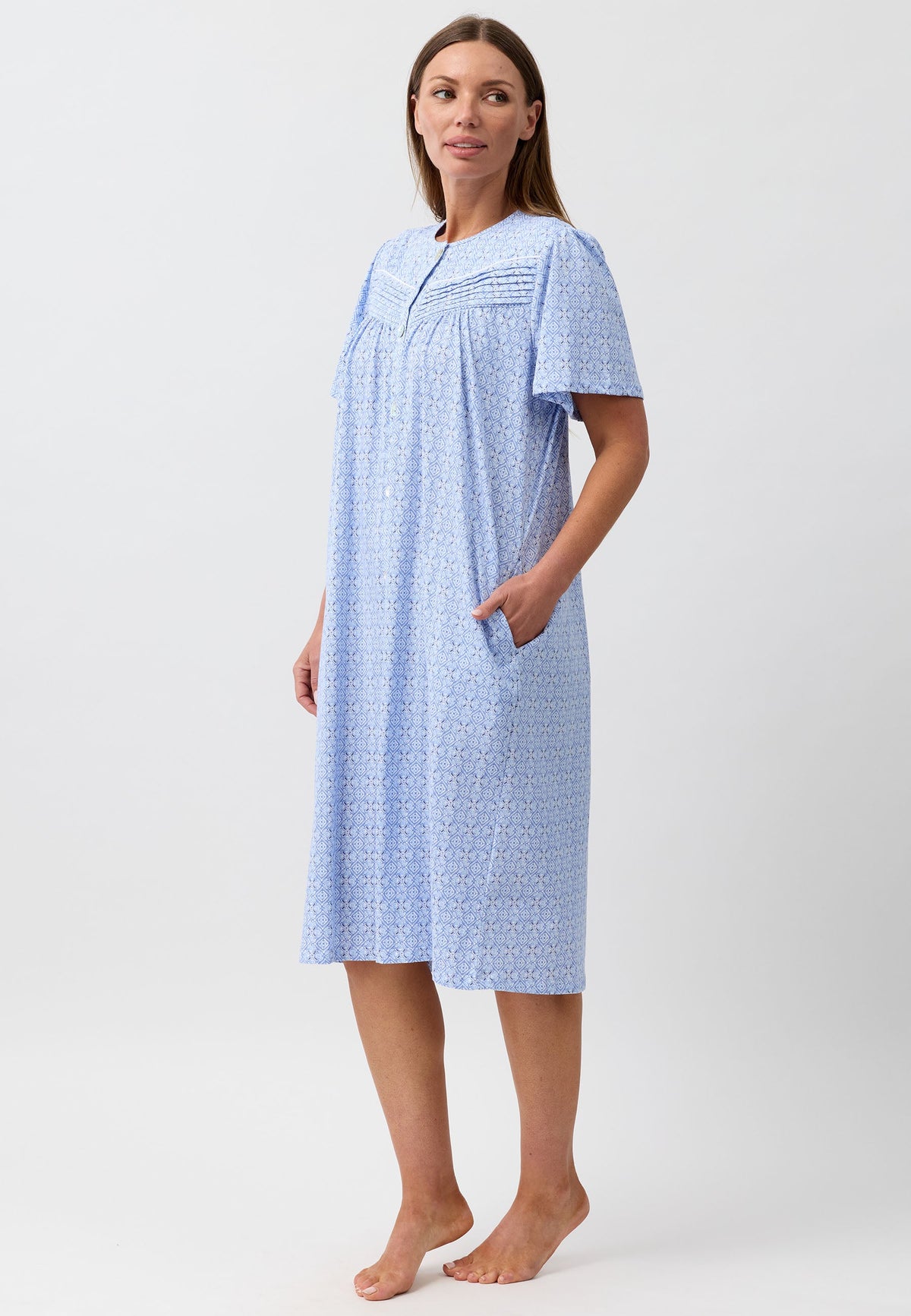 BATIK BRUNCH COAT DENIM - SK953B6