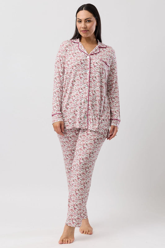 BLOOM REVERE PJ SET BORDEAUX - Y246B6