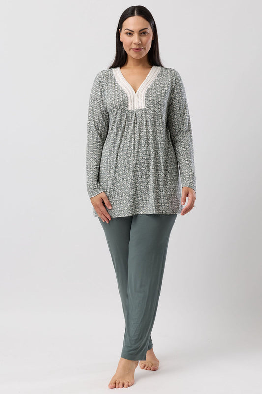 GEO PJ SET OLIVE - Y249G6