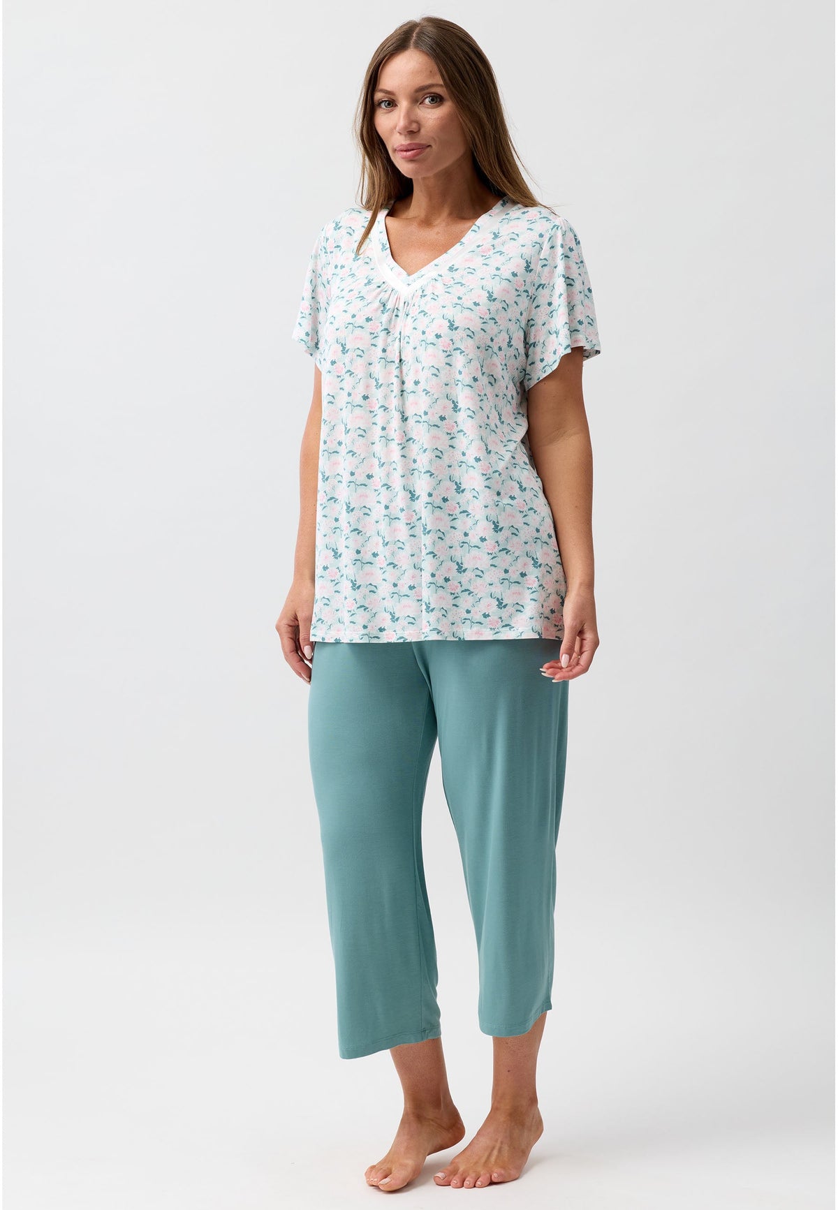 DAHLIA PJ SET JADE - Y252D6