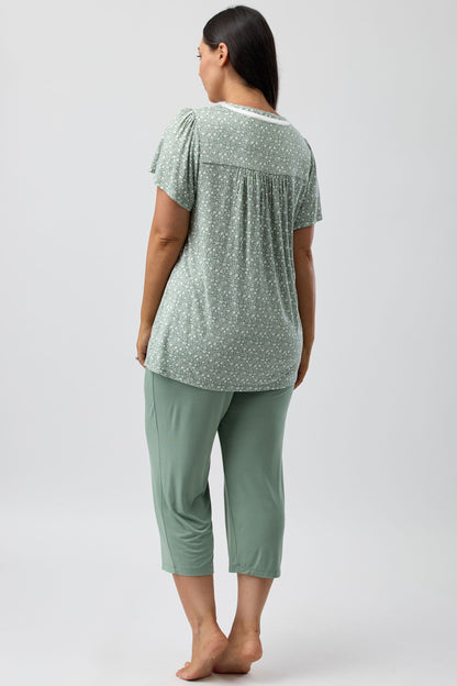 LEAF PJ SET SAGE - Y252L5