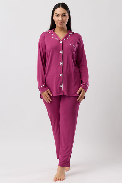 REVERE PJ SET BORDEAUX - Y252PL