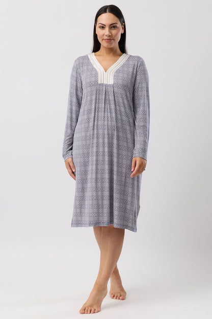 CASABLANCA NIGHTIE BLUESTONE - Y320C6