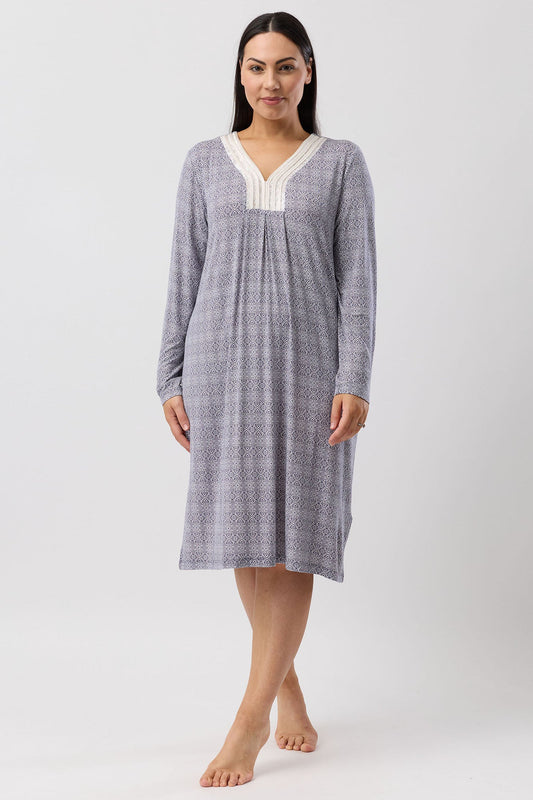 CASABLANCA NIGHTIE BLUESTONE - Y320C6