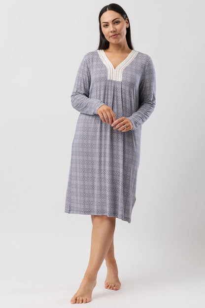 CASABLANCA NIGHTIE BLUESTONE - Y320C6