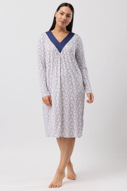 JARDIN DIAMOND NIGHTIE NAVY - Y331J6