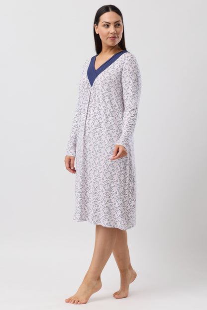 JARDIN DIAMOND NIGHTIE NAVY - Y331J6