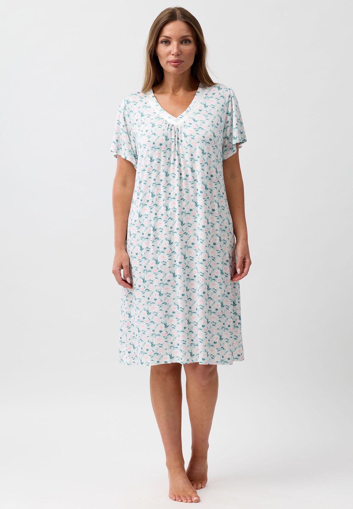 DAHLIA VEE NIGHTIE JADE - Y344D6
