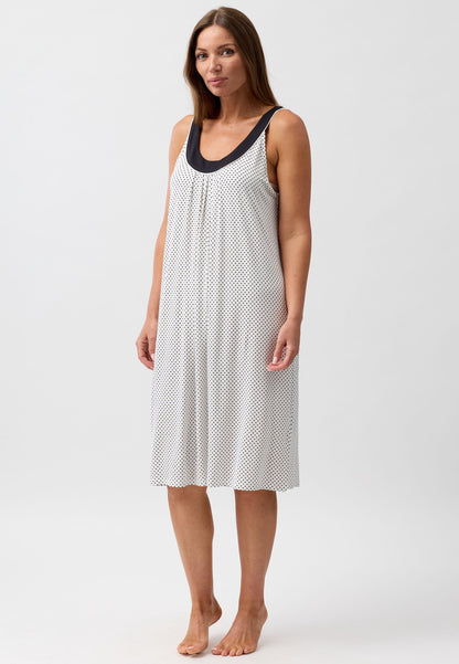 POLKADOT S'LESS NIGHTIE BLACK - Y462P6