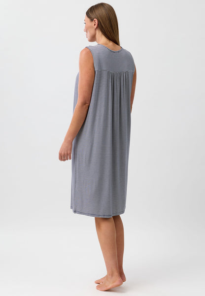 STRIPE S'LESS NIGHTIE NAVY - Y463S6
