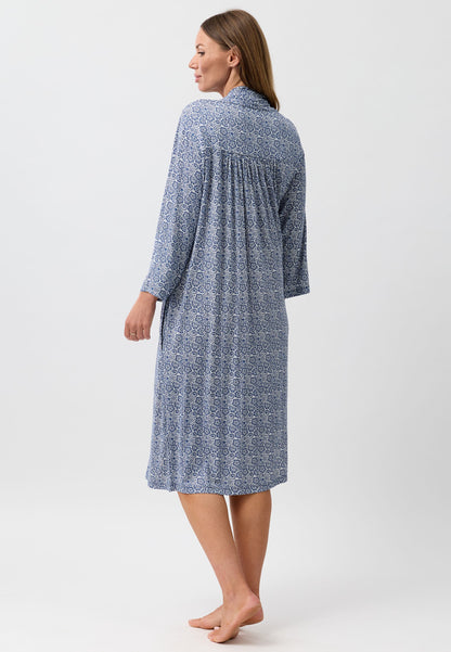 LACE ROBE NAVY - Y800L6