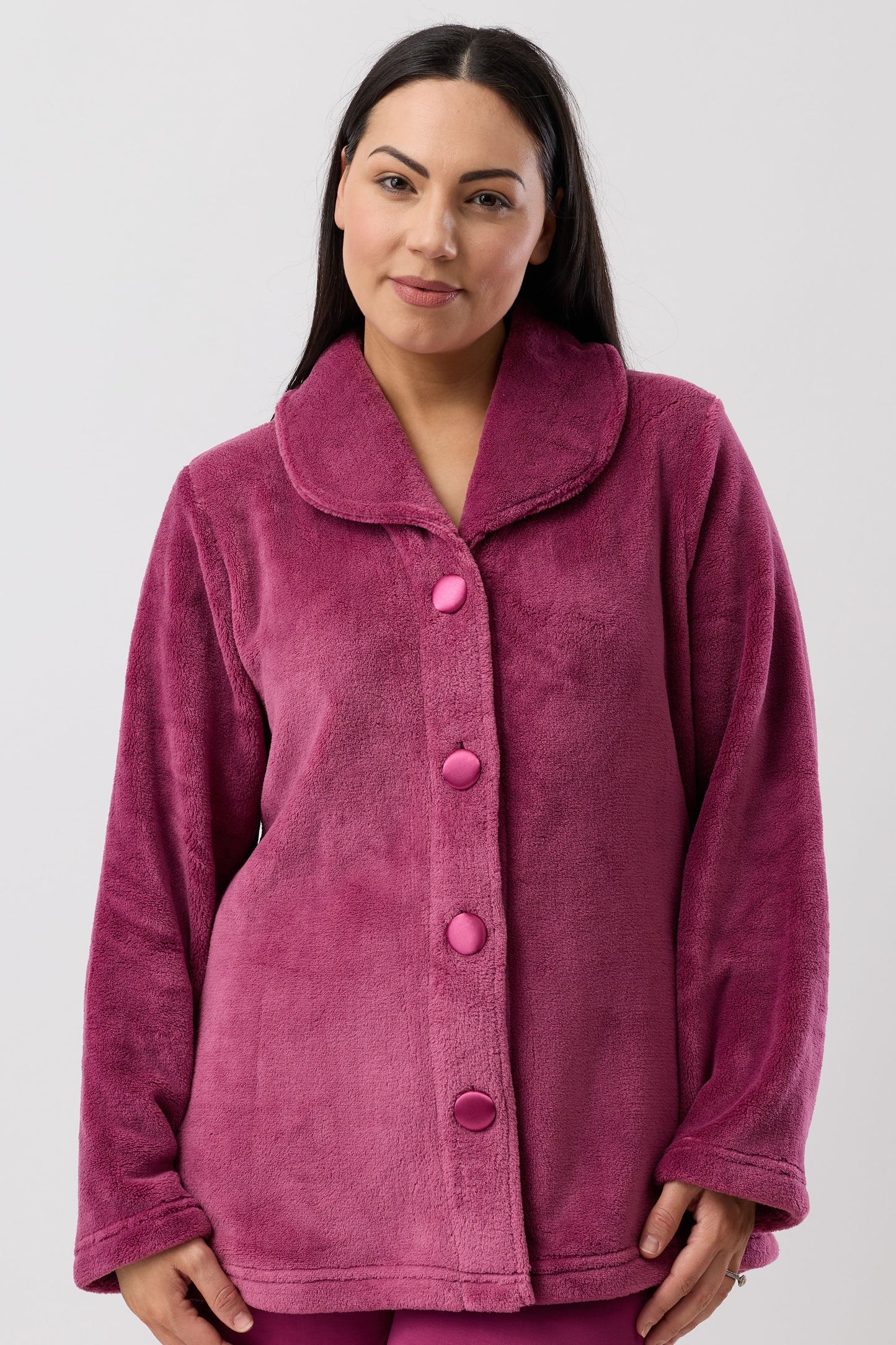 LUXURY SLEEP JACKET BORDEAUX - Y807