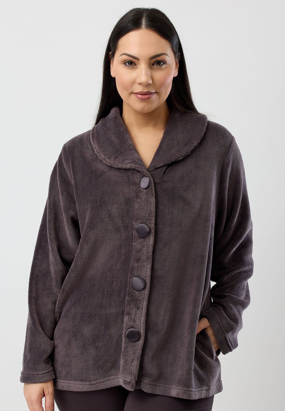 LUXURY SLEEP JACKET CHOCOLATE - Y807 – The Sleep Club