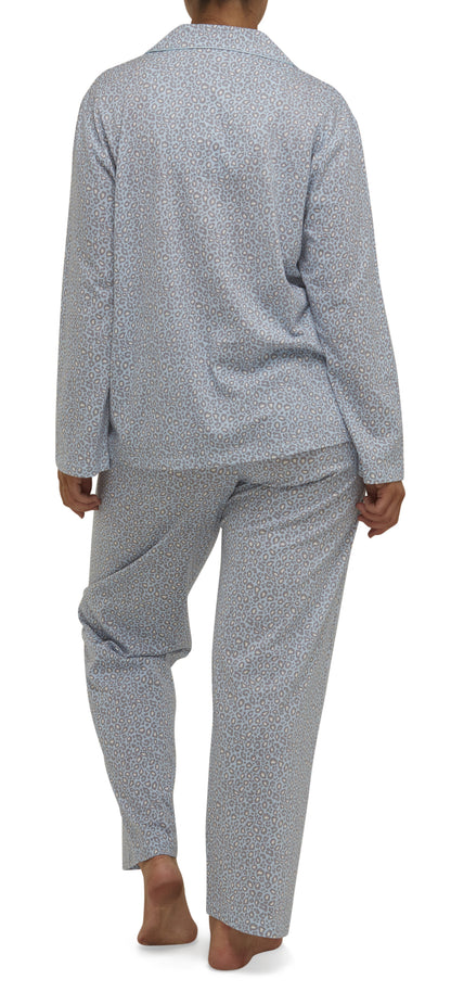 LEOPARD REVERE PJ SET PALE BLUE -SK105L