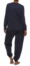 Load image into Gallery viewer, SPOT SMOCKING PJ SET NAVY - SK106S
