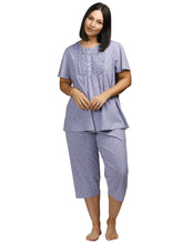 Load image into Gallery viewer, WILDFLOWERS PJ SET BLUE - SK109W
