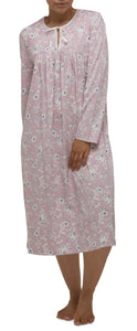 SHELLEY QUILTED NIGHTIE / DUSTY ROSE - SK202S