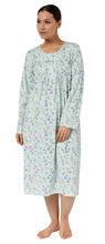 Load image into Gallery viewer, MEADOW PLEATED NIGHTIE SAGE - SK203M
