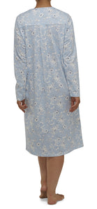 SHELLEY PLEATED NIGHTIE CHAMBRAY - SK203S