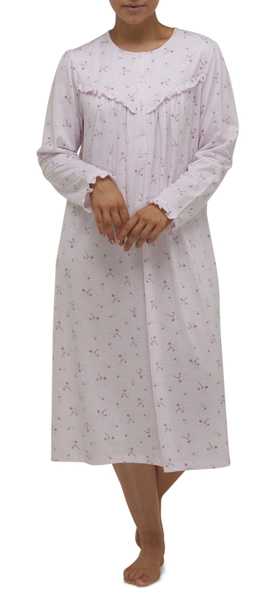 ISABEL RUFFLE NIGHTIE / PALE PINK-SK207I