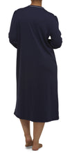 Load image into Gallery viewer, JAYNE EMBROIDERED NIGHTIE / NAVY-SK214J
