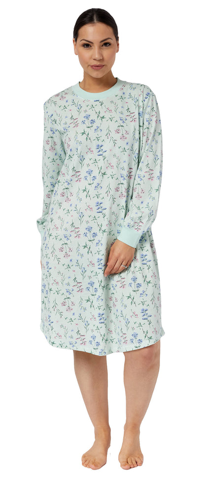 MEADOW SKI NIGHTIE SAGE - SK231M