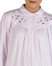 Load image into Gallery viewer, SPOT EMBROIDERED COLLAR NIGHTIE PINK - SK235S

