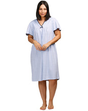 Load image into Gallery viewer, AZTEC NIGHTIE BLUE - SK300A
