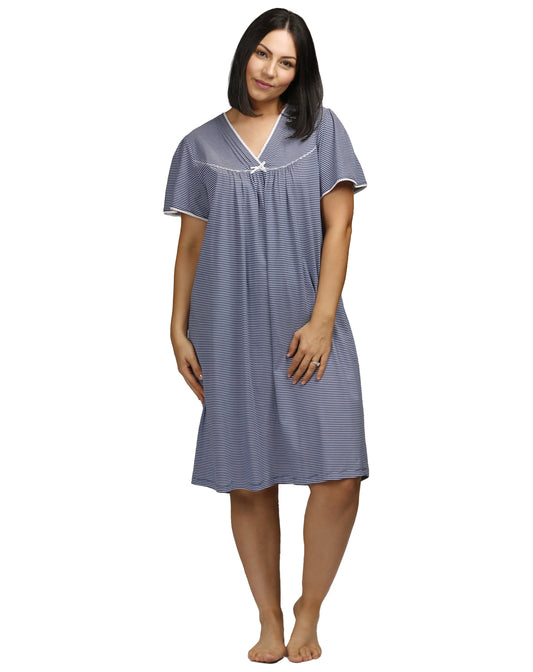 STRIPE NIGHTIE DENIM - SK300S