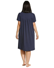 Load image into Gallery viewer, SPOT EMBROIDERY NIGHTIE NAVY - SK304SE
