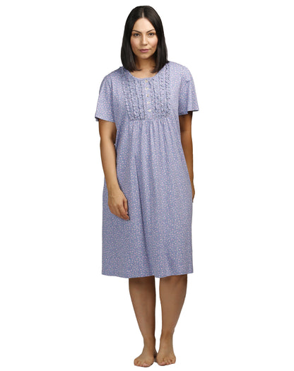 WILDFLOWERS NIGHTIE BLUE - SK309W