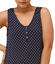 Load image into Gallery viewer, DANA SLEEVELESS NIGHTIE NAVY - SK363N
